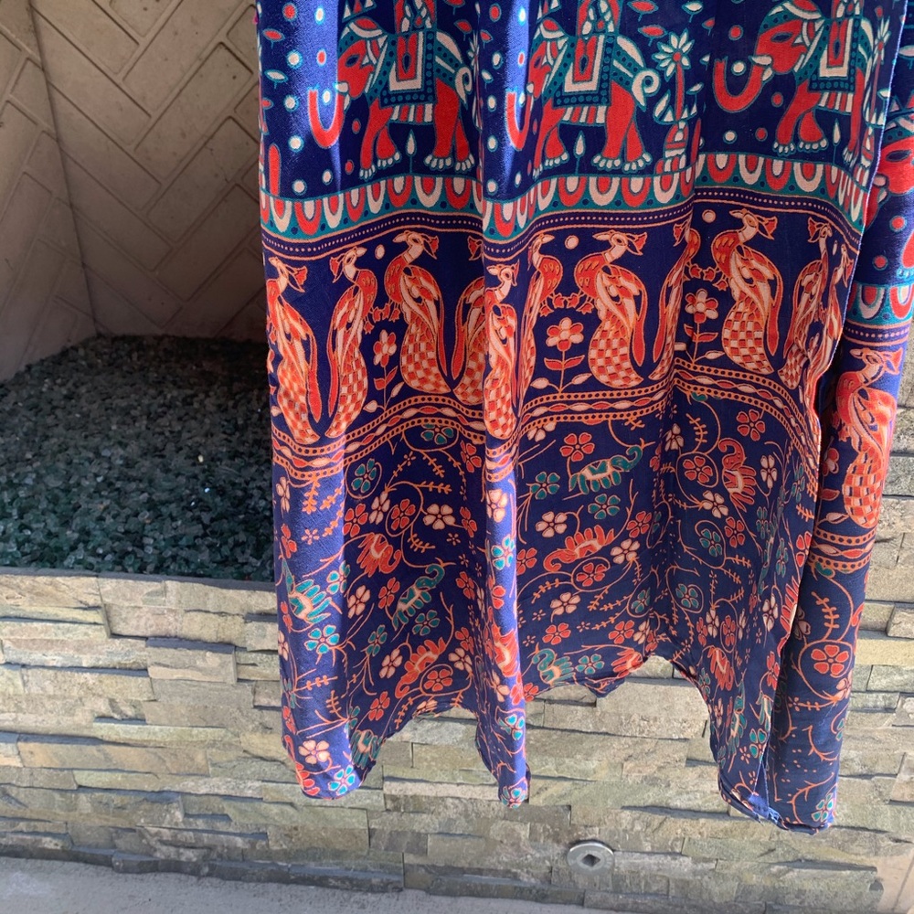 ✨VINTAGE BOHO INDIA GYPSY MANDALA LONG … - Picture 4 of 9